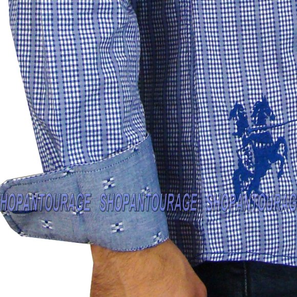 English Heroes EHW137 L/S Button Down Men`s Shirt - Picture 5 of 6